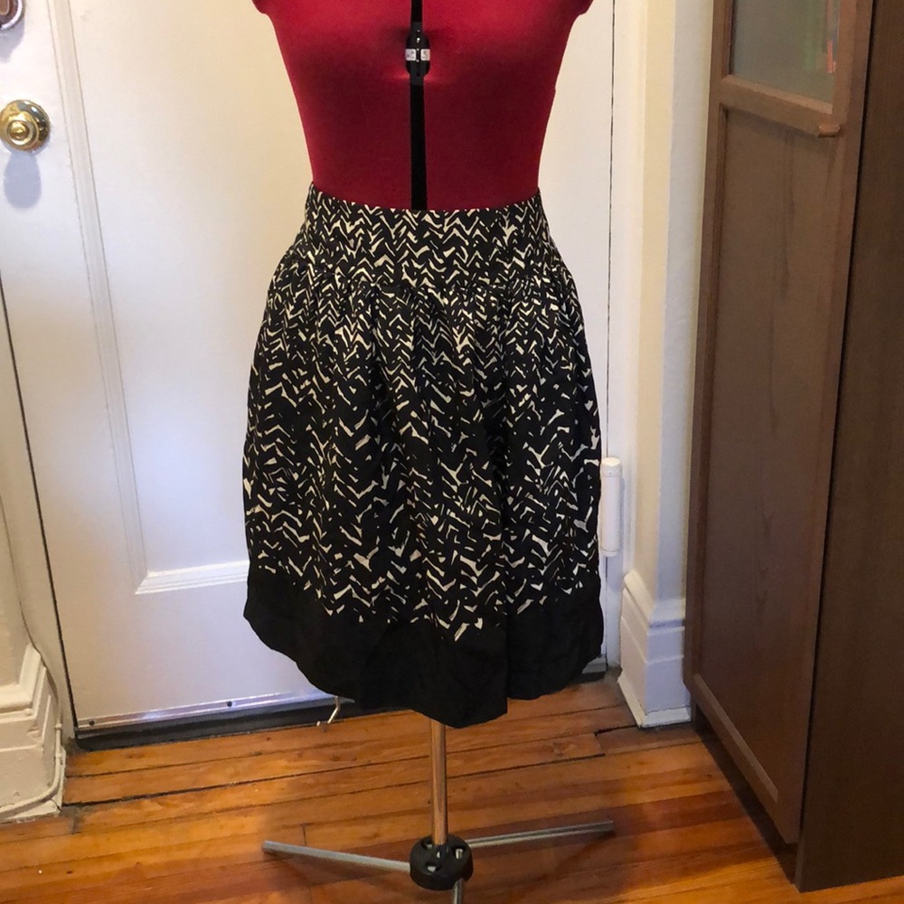 Black and White Dress Skirt